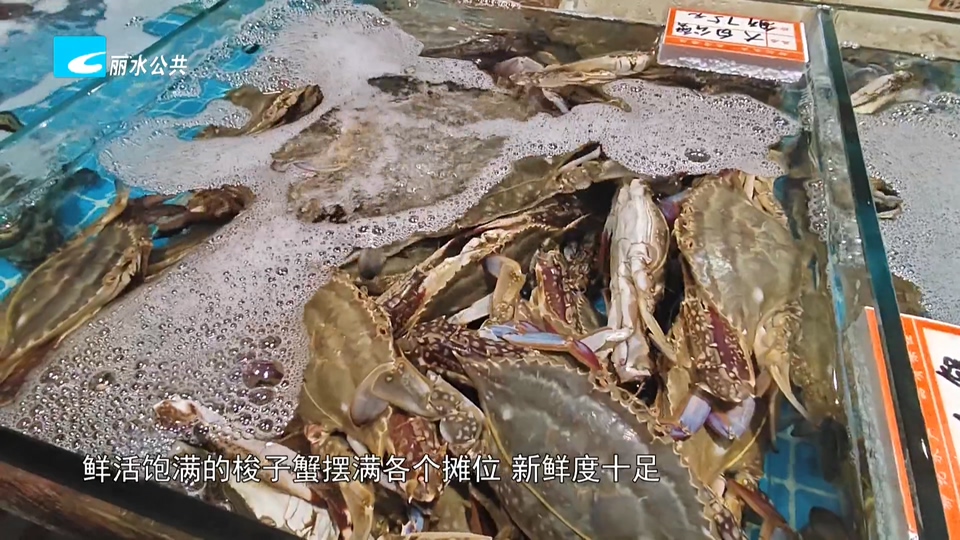 新鲜梭子蟹抢鲜上市 我市各地迎来尝鲜热潮