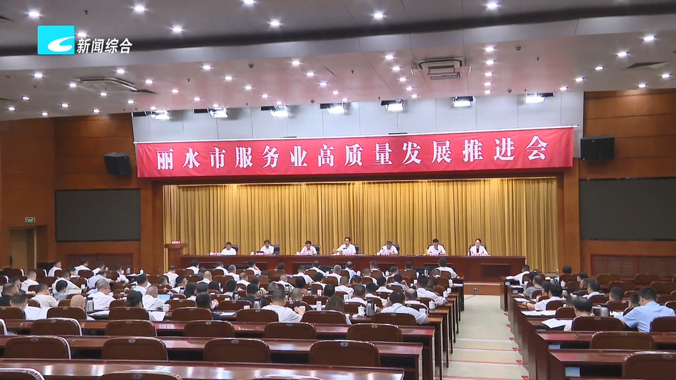 吴舜泽在丽水市服务业高质量发展推进会上强调 加快培育壮大现代服务业 为高质量发展共同富裕提供有力支撑 朱林森作部署讲话