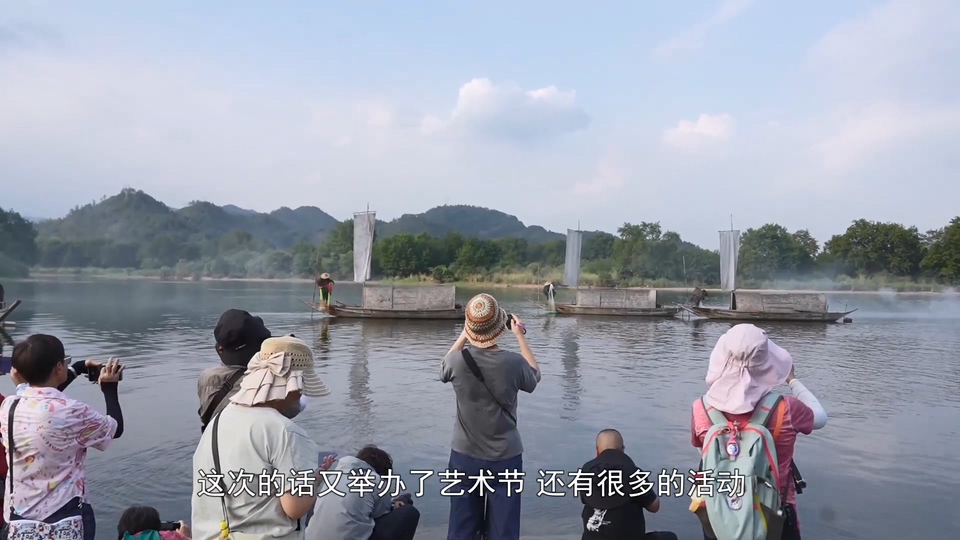 当瓯江艺术季遇上宋韵千年 跟着主播国庆打卡古堰画乡