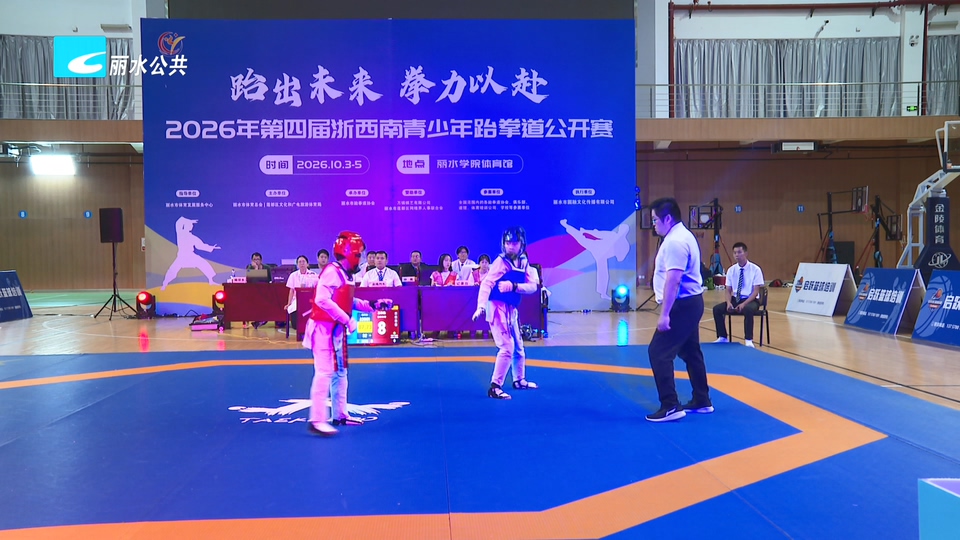 2026年第四届浙西南青少年跆拳道公开赛在丽水举行